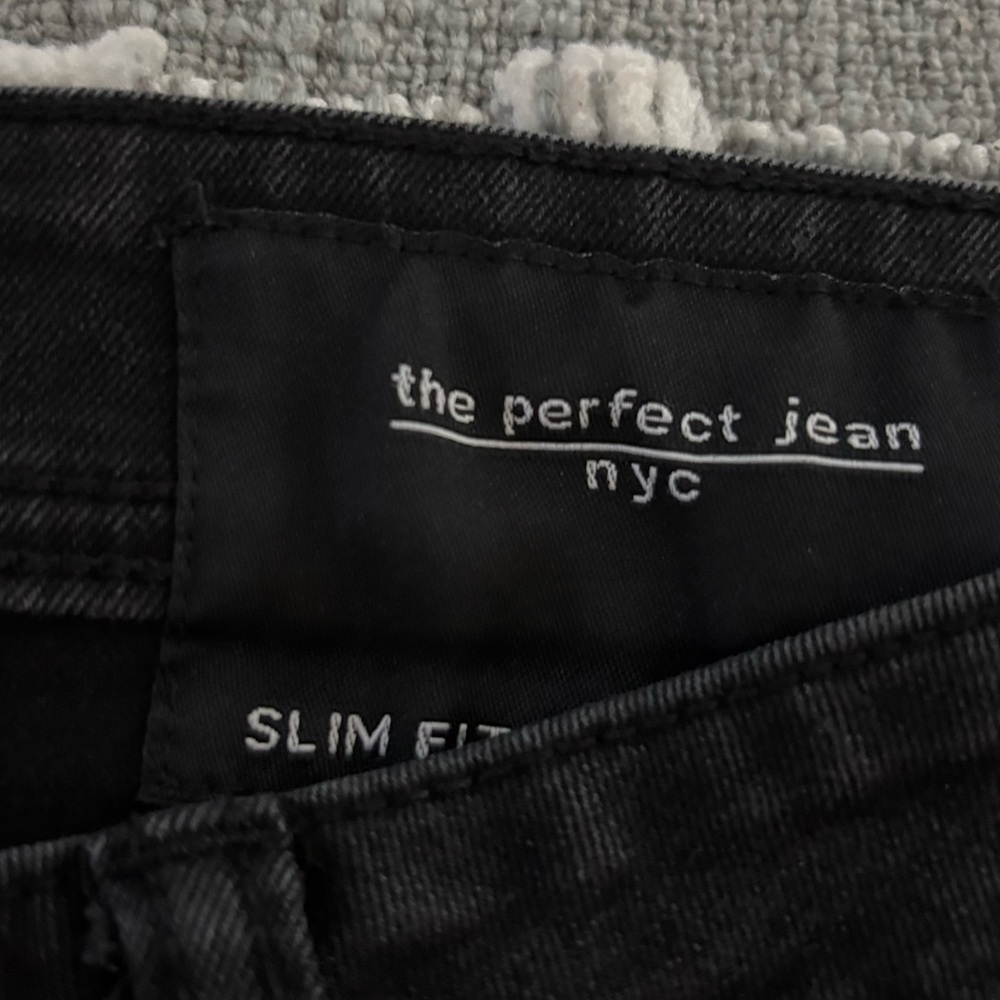 The perfect jeans NYC slim fit Classic‎ Black Straight-Leg Men's Jeans 38 - Picture 2 of 4